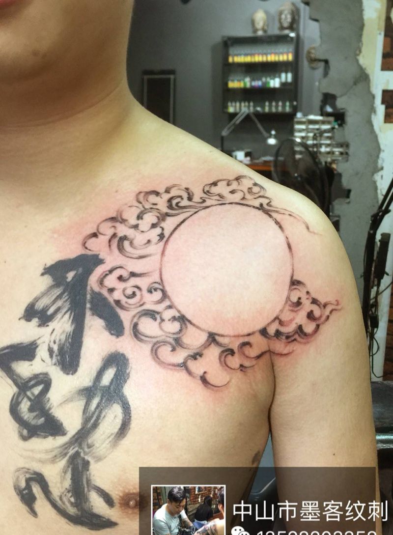 水墨风格纹身图片