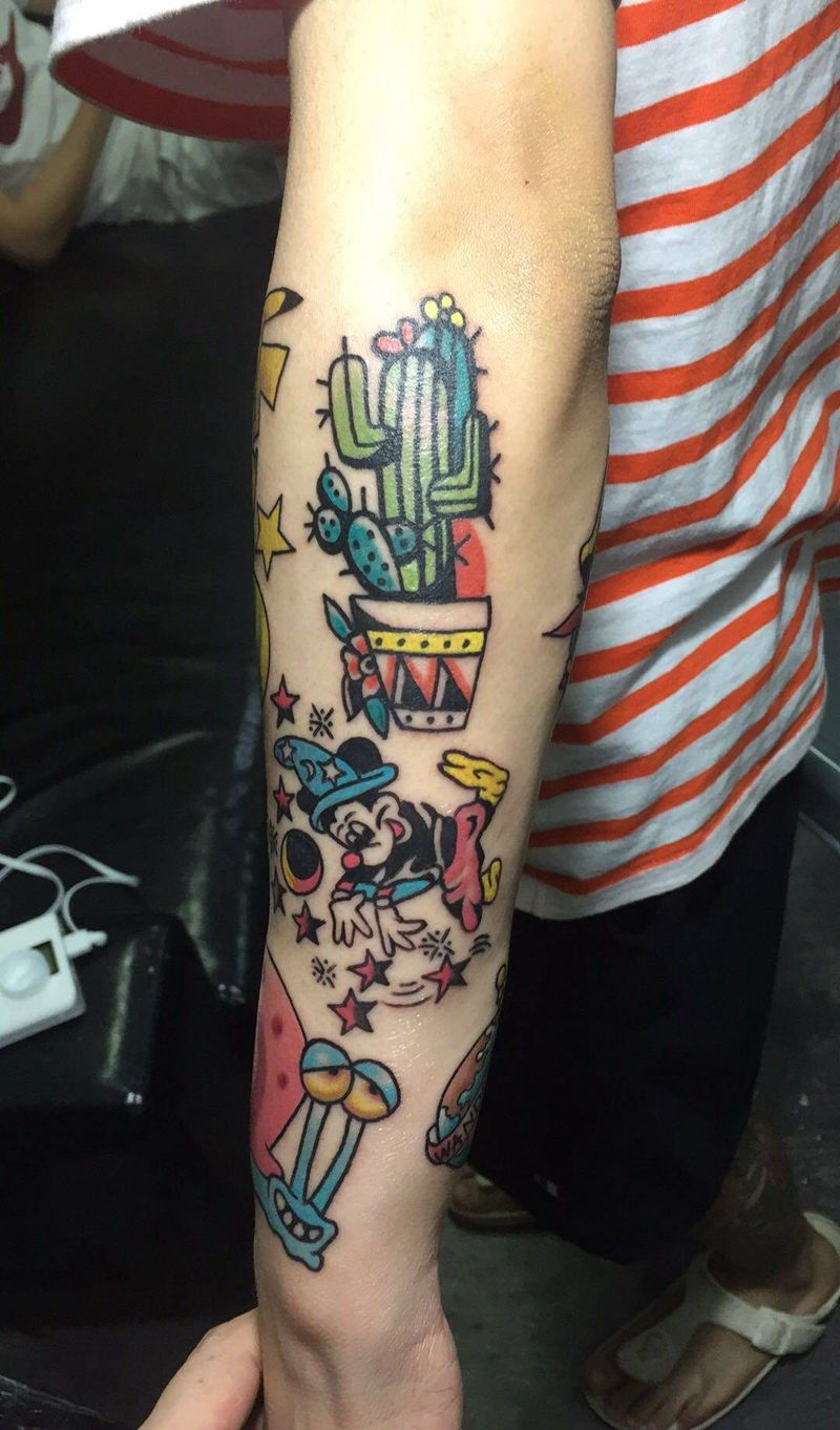 欧美小 图纹身图片