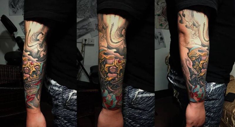 嘎巴拉纹身图片