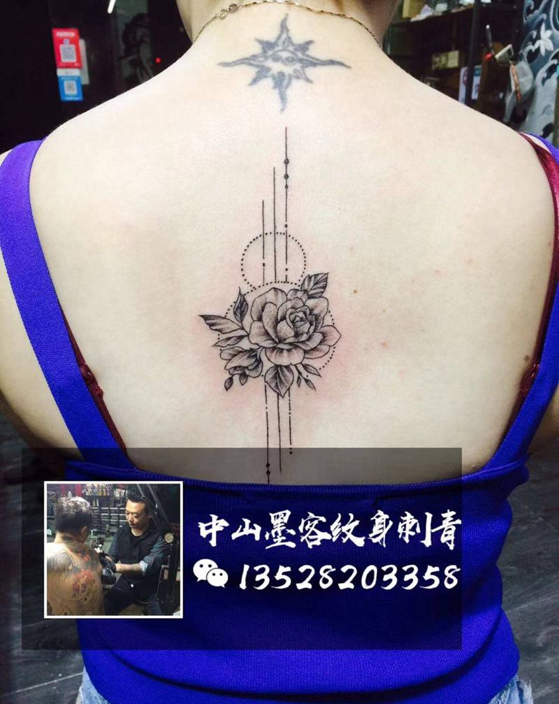 几何ruhua纹身图片