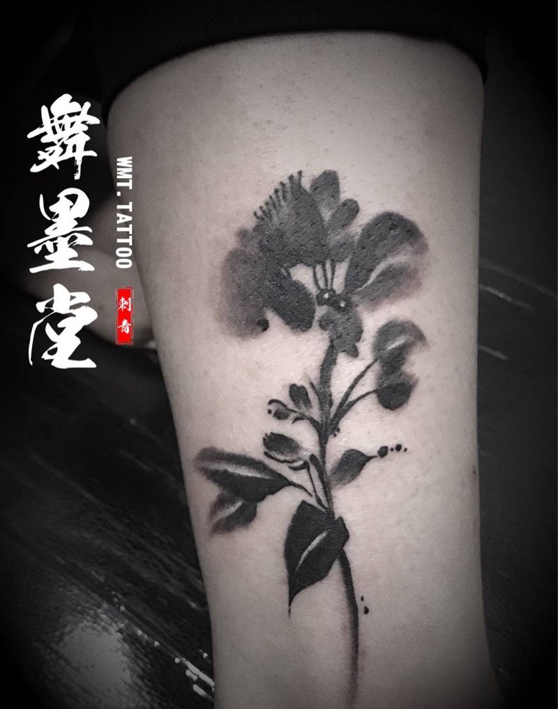 水墨纹身图片