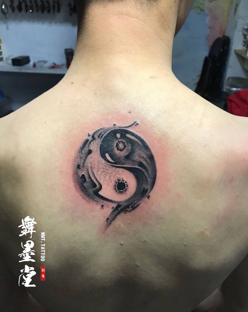 太极纹身图片