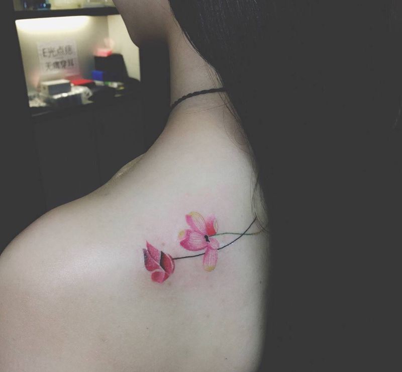 小花儿纹身图片