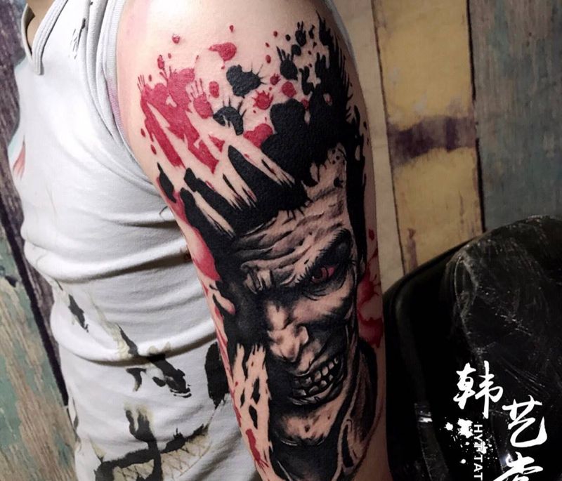 阿伟作品•半写实纹身图片