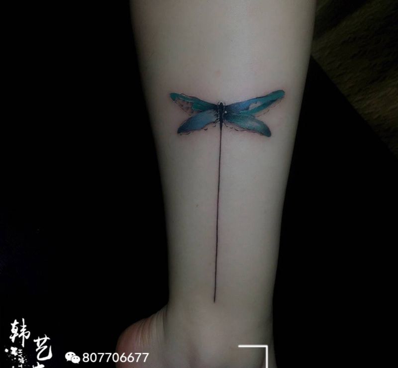 蜻蜓纹身图片