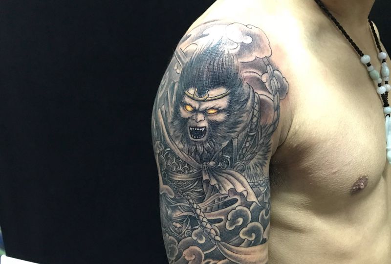 斗战胜佛纹身图片