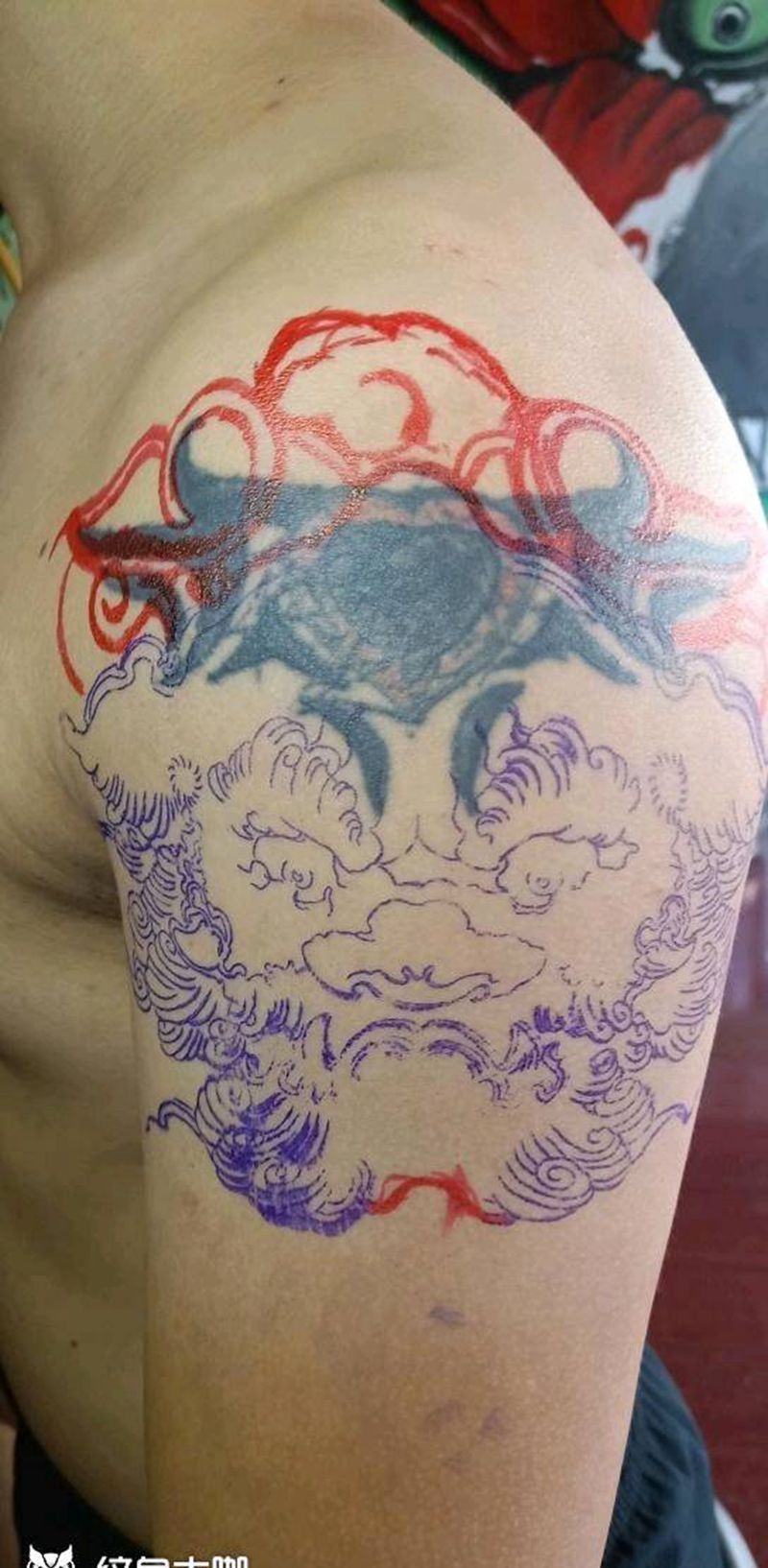 遮盖纹身图片_手部新传统纹身图案