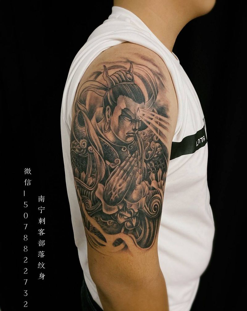 二郎神纹身图片