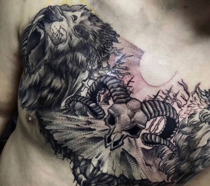 花胸修改，未完成纹身图片