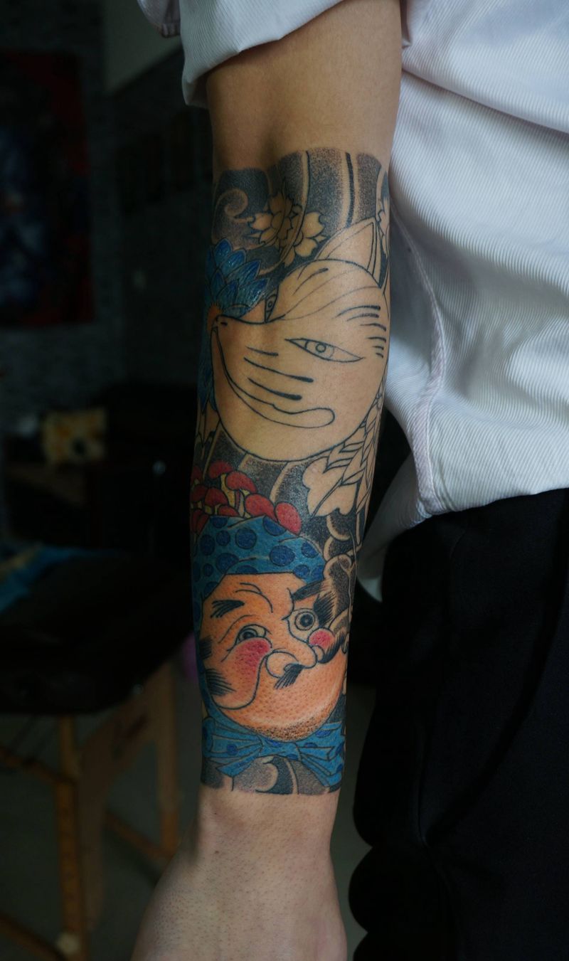 老传统纹身图片_手部手臂老传统新传统纹身图案