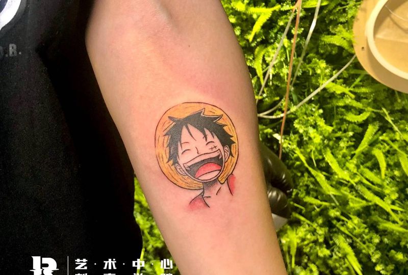 要成为海贼王的男人纹身图片_手臂纹身图案