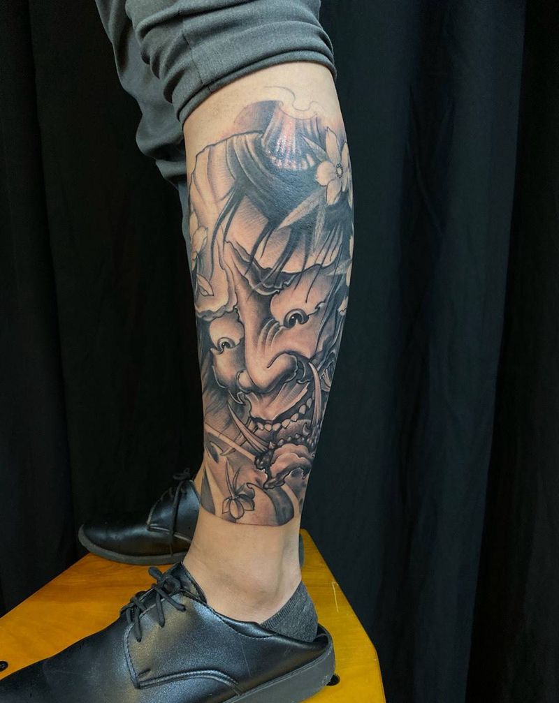 般若修改加上色纹身图片