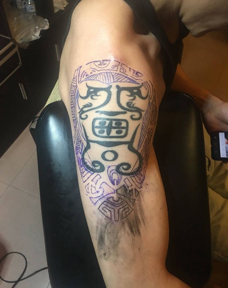 玛雅图腾纹身图片