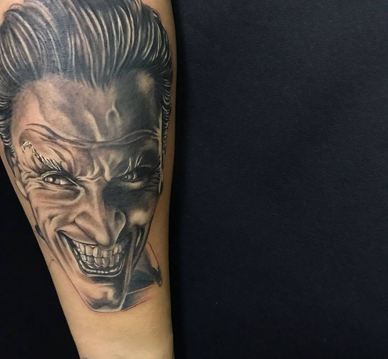 小丑纹身图片