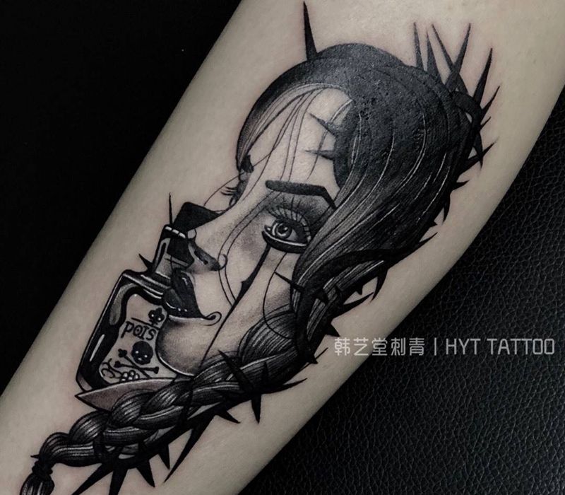 欧美女纹身图片