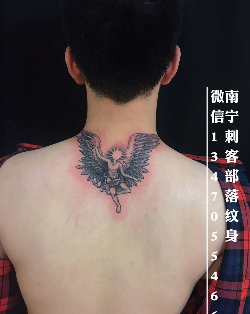 天使纹身图片