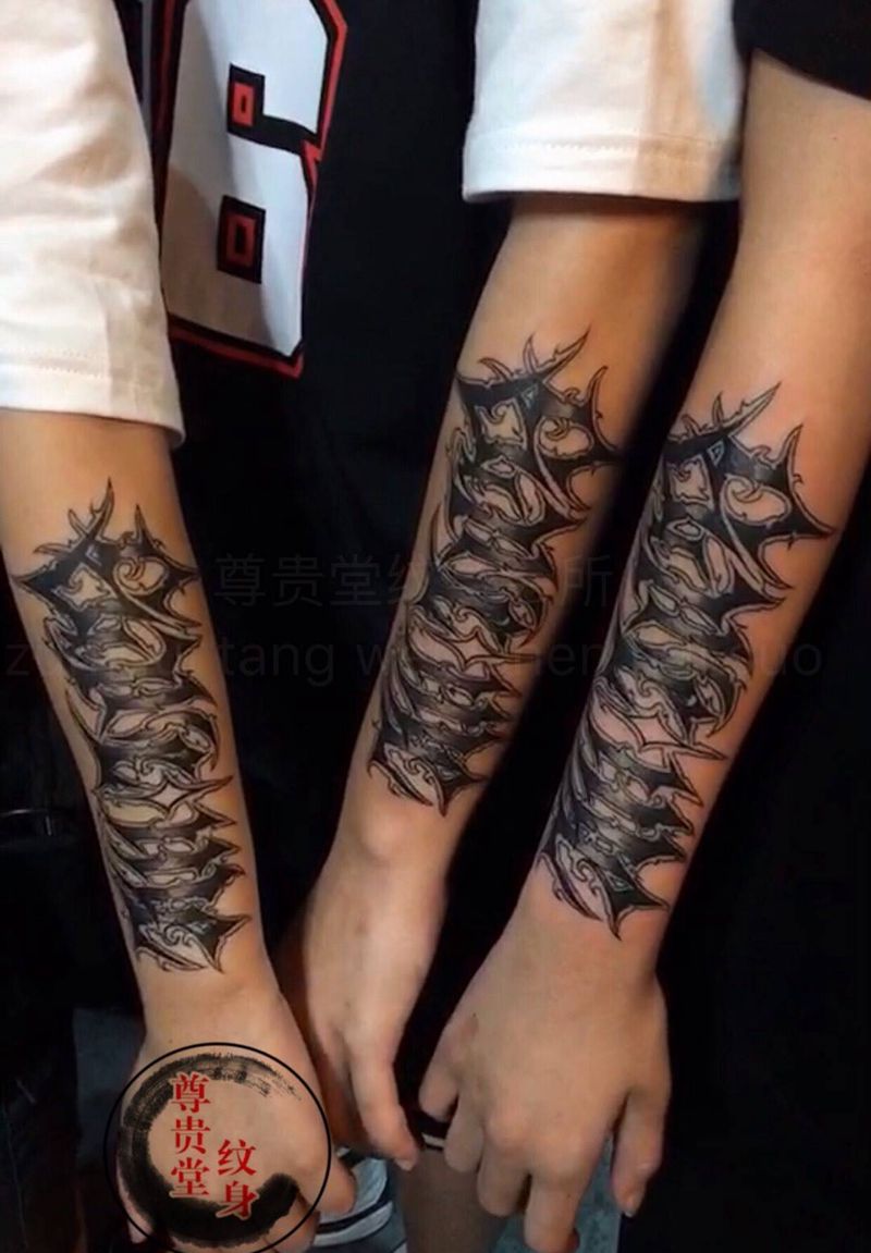 奇卡诺英文纹身图片