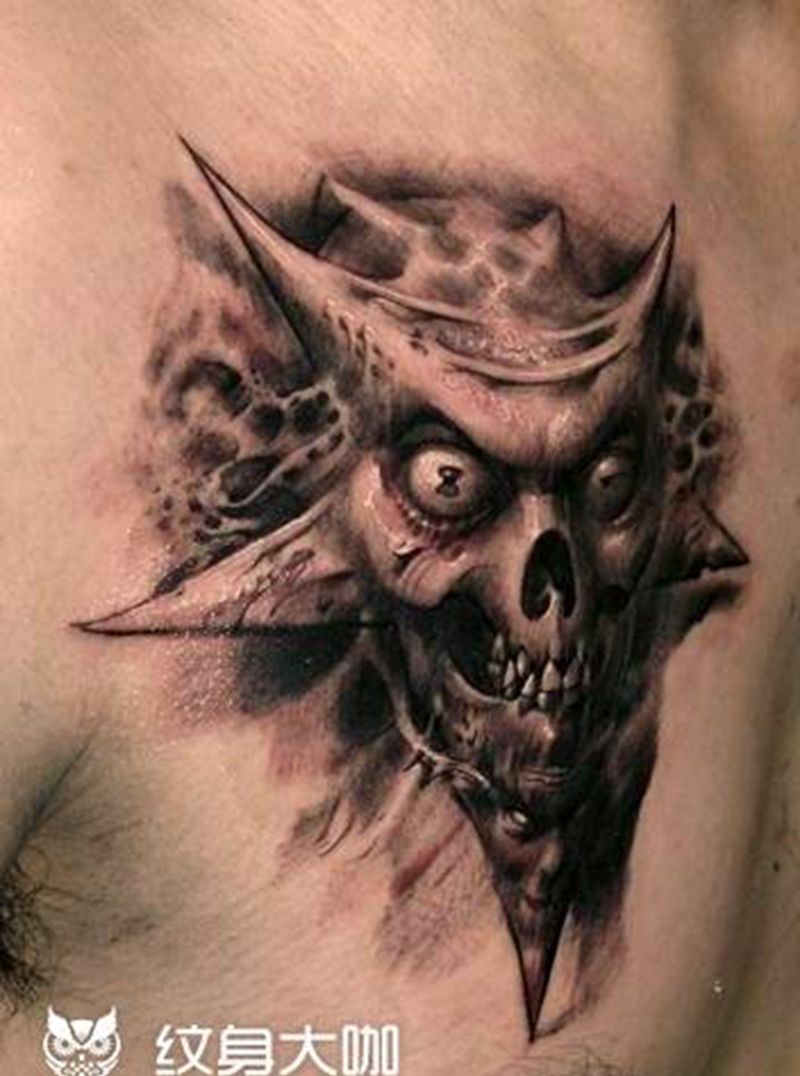 恐怖纹身图片