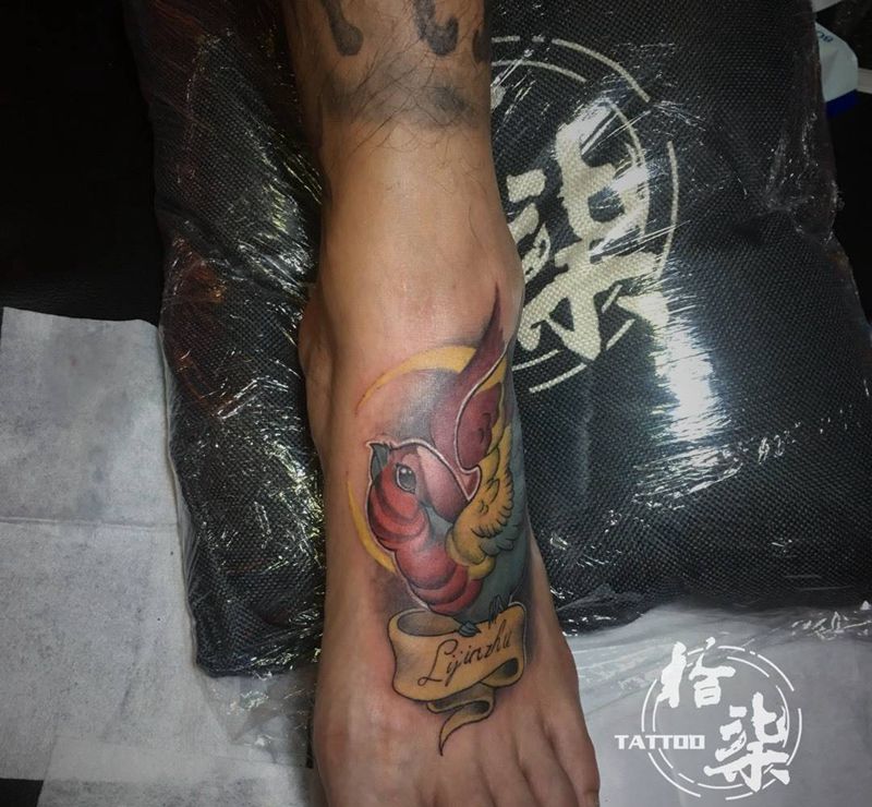 这大概是最酸爽的位置了哈哈哈纹身图片