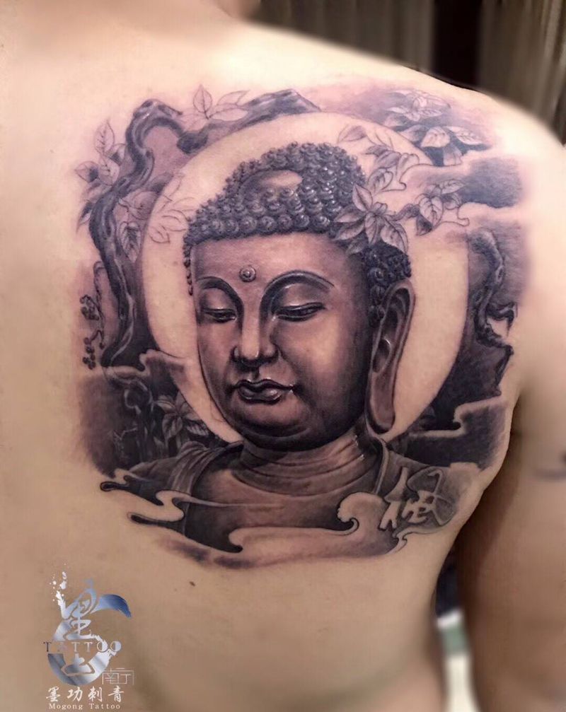 佛纹身图片