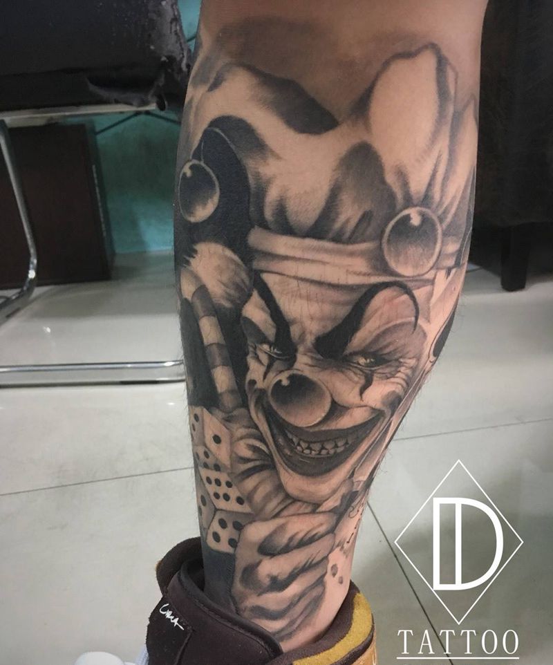 小丑纹身图片