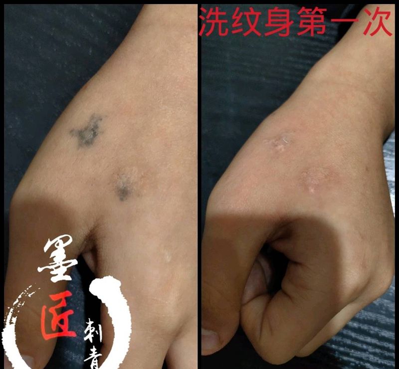 洗纹身纹身图片_手部纹身图案