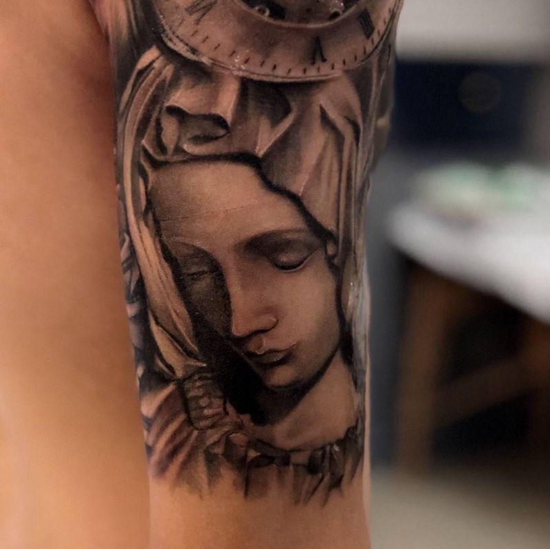 圣母纹身图片