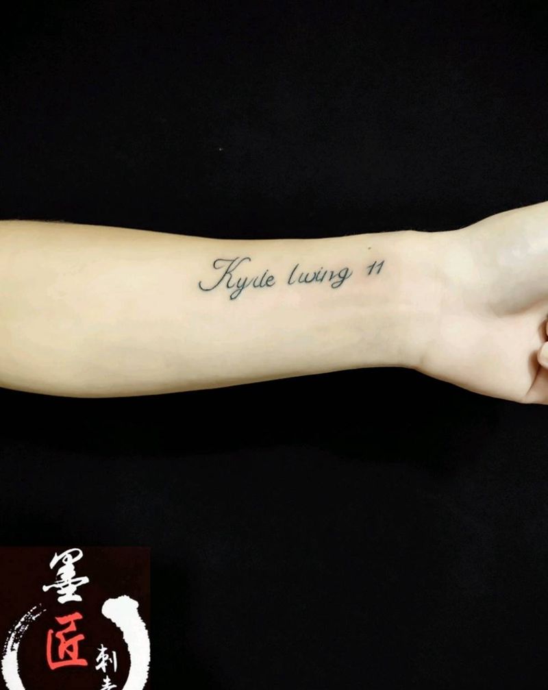 字母纹身图片_手臂几何纹身图案