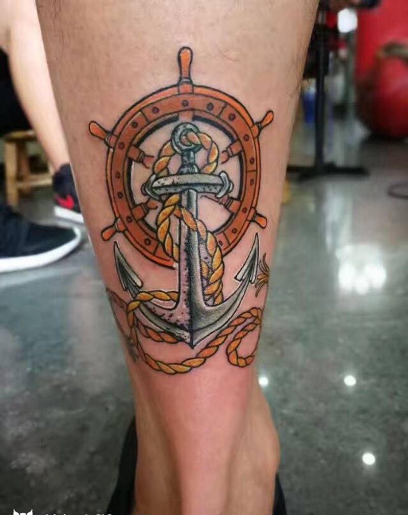 ⚓️，飞行屋，翅膀纹身图片