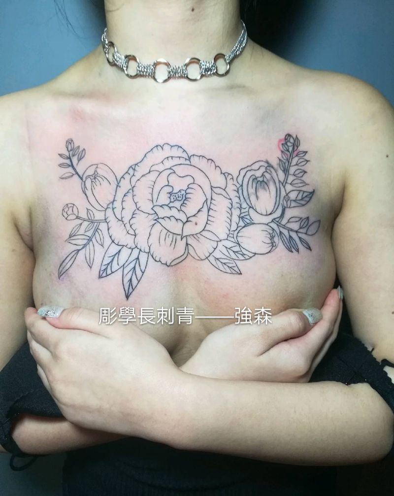 画胸纹身图片