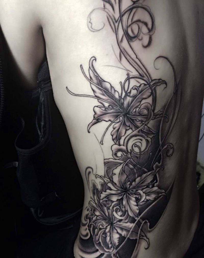 彼岸花纹身图片