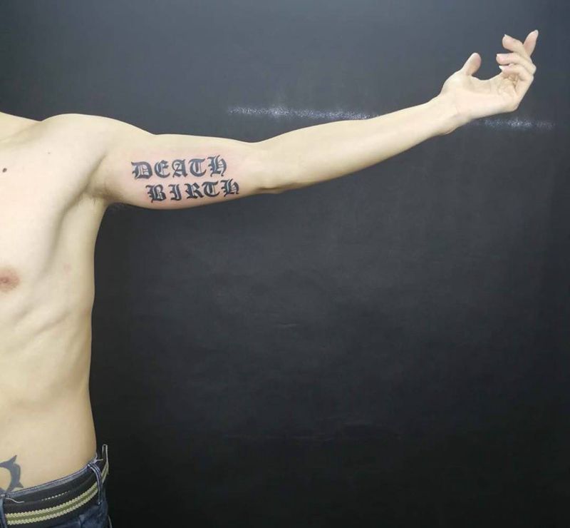 哥特风纹身图片