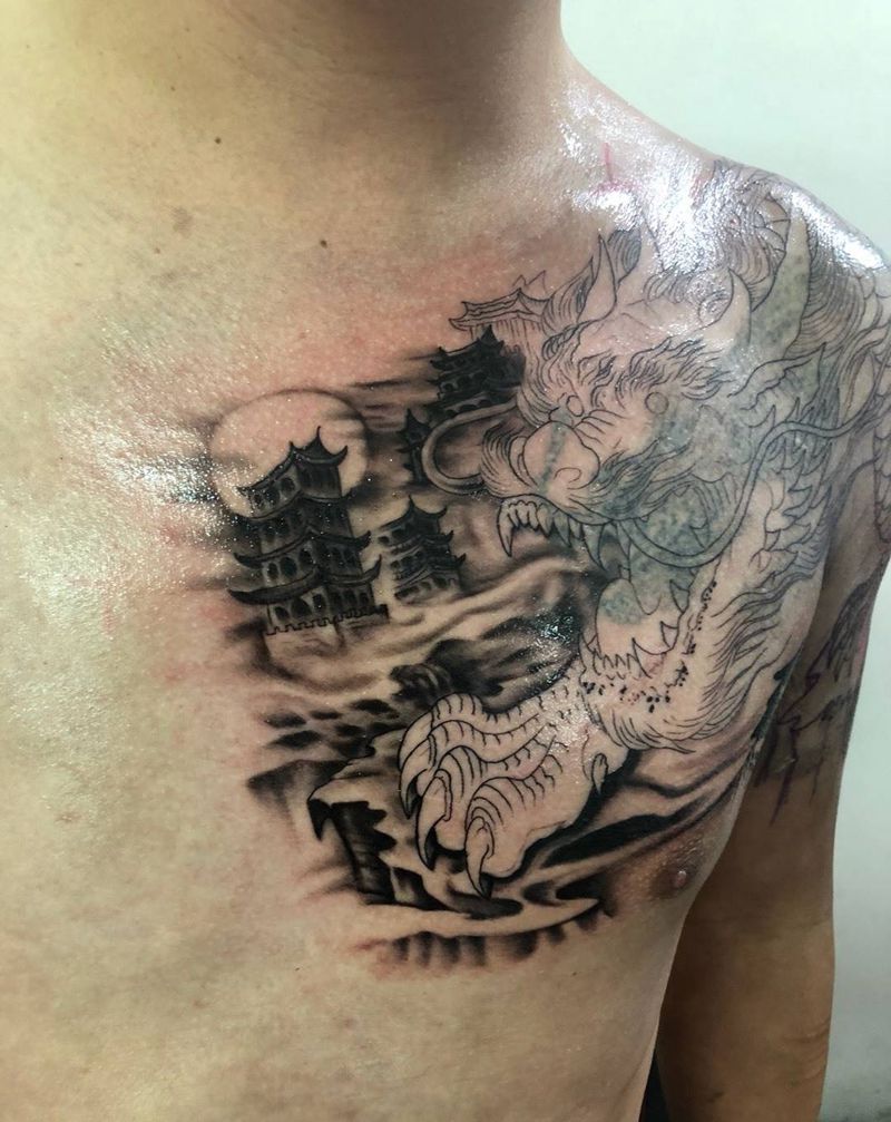 遮盖进度纹身图片