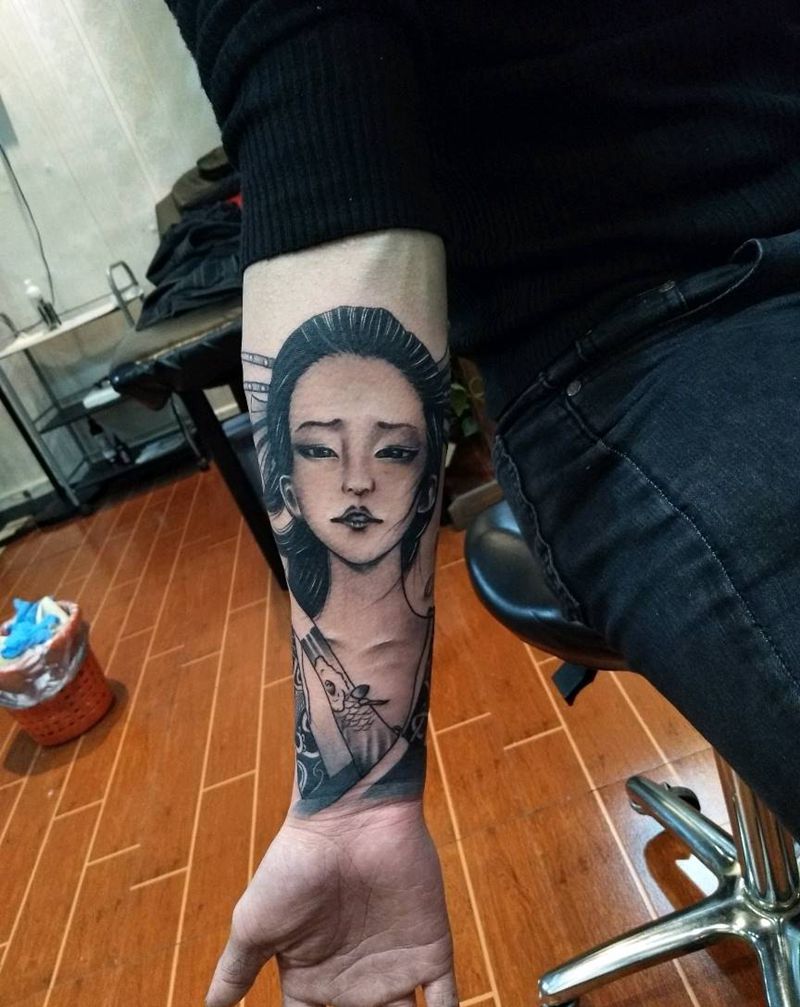 古风系纹身图片