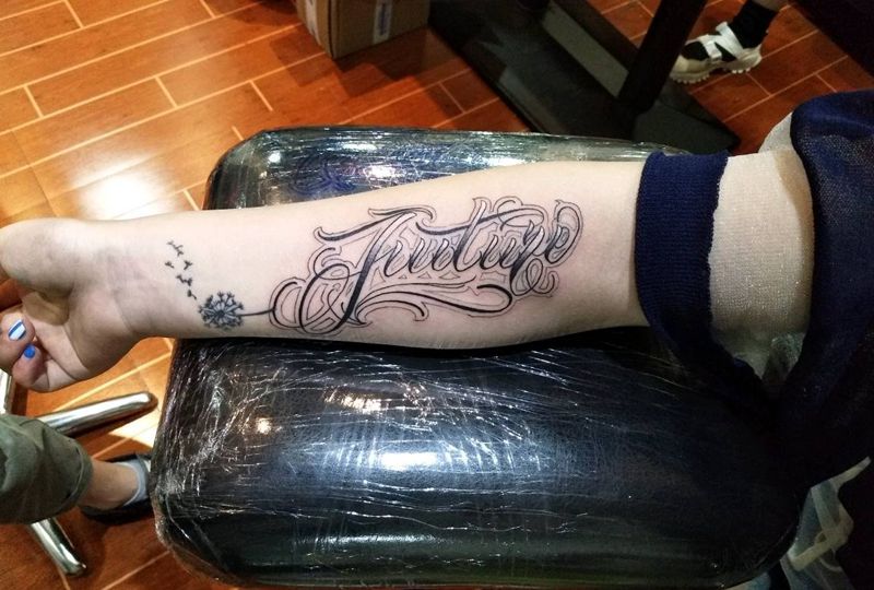 花体设计纹身图片