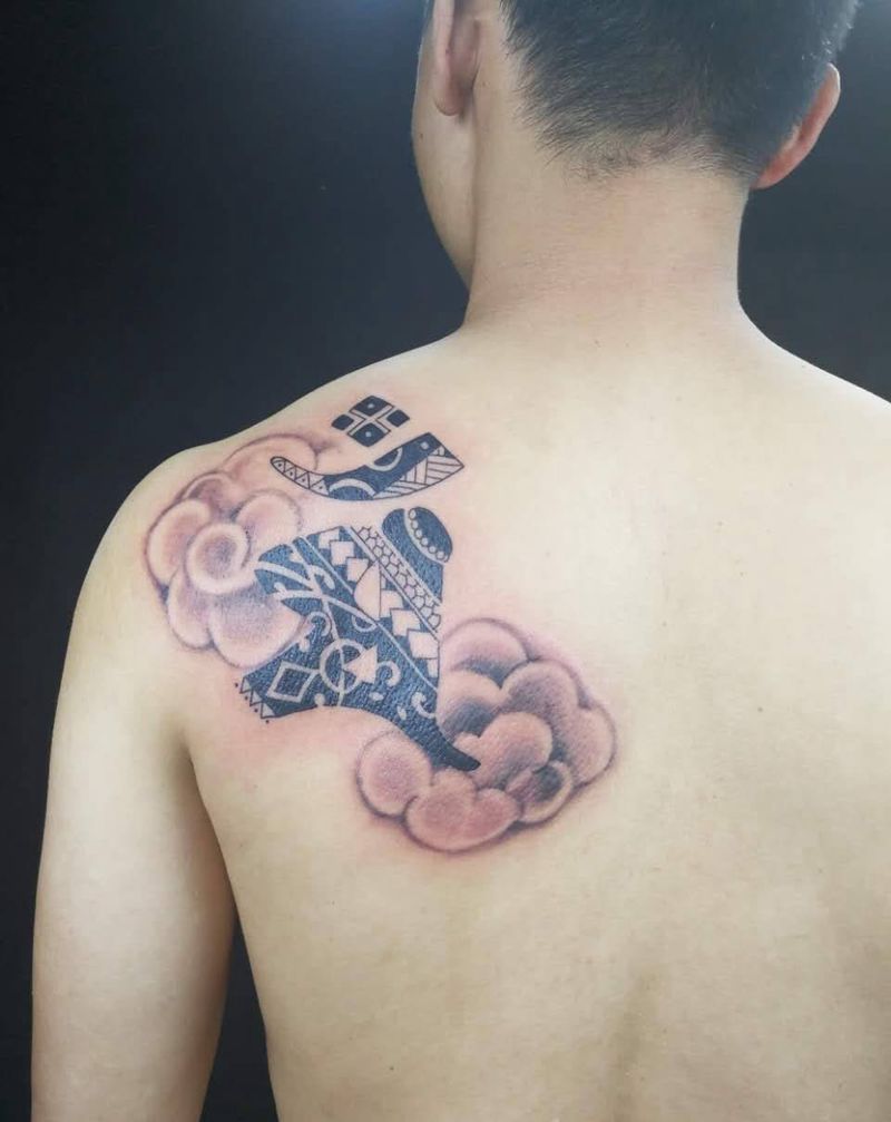 守护神纹身图片