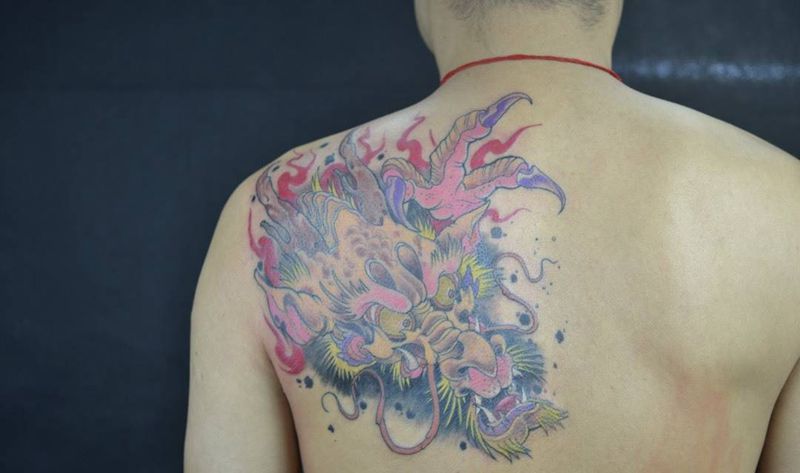 龙纹身图片