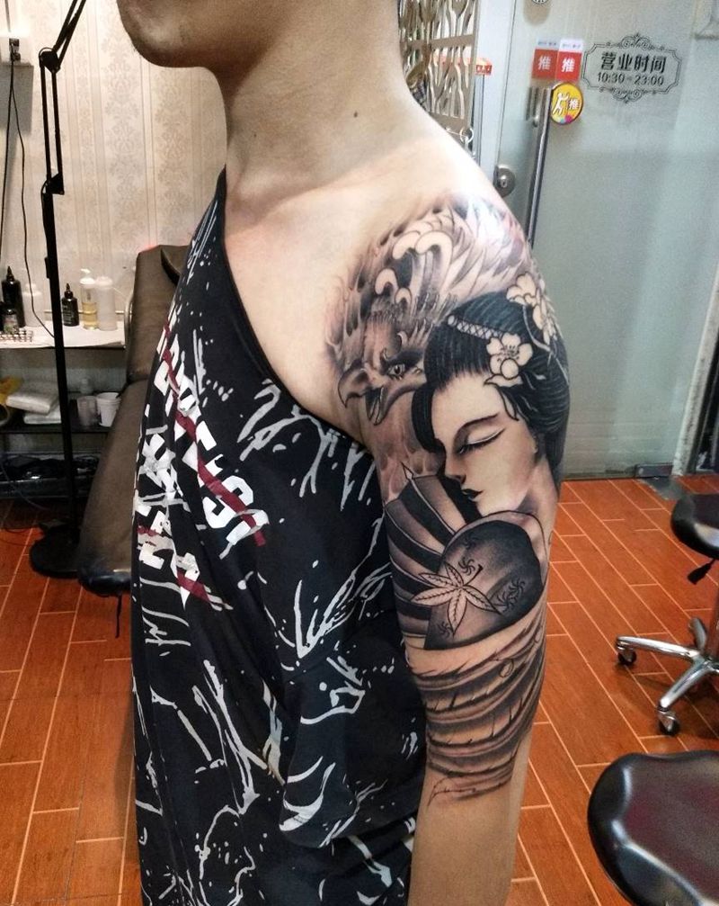 古风系列纹身图片