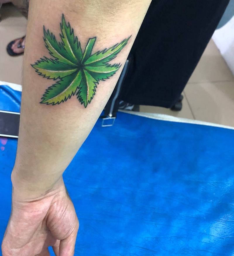 小彩图一个纹身图片