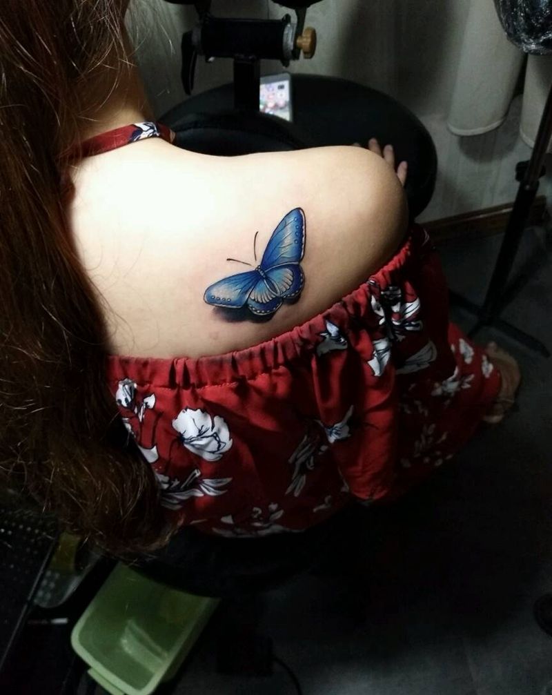 蝴蝶纹身图片