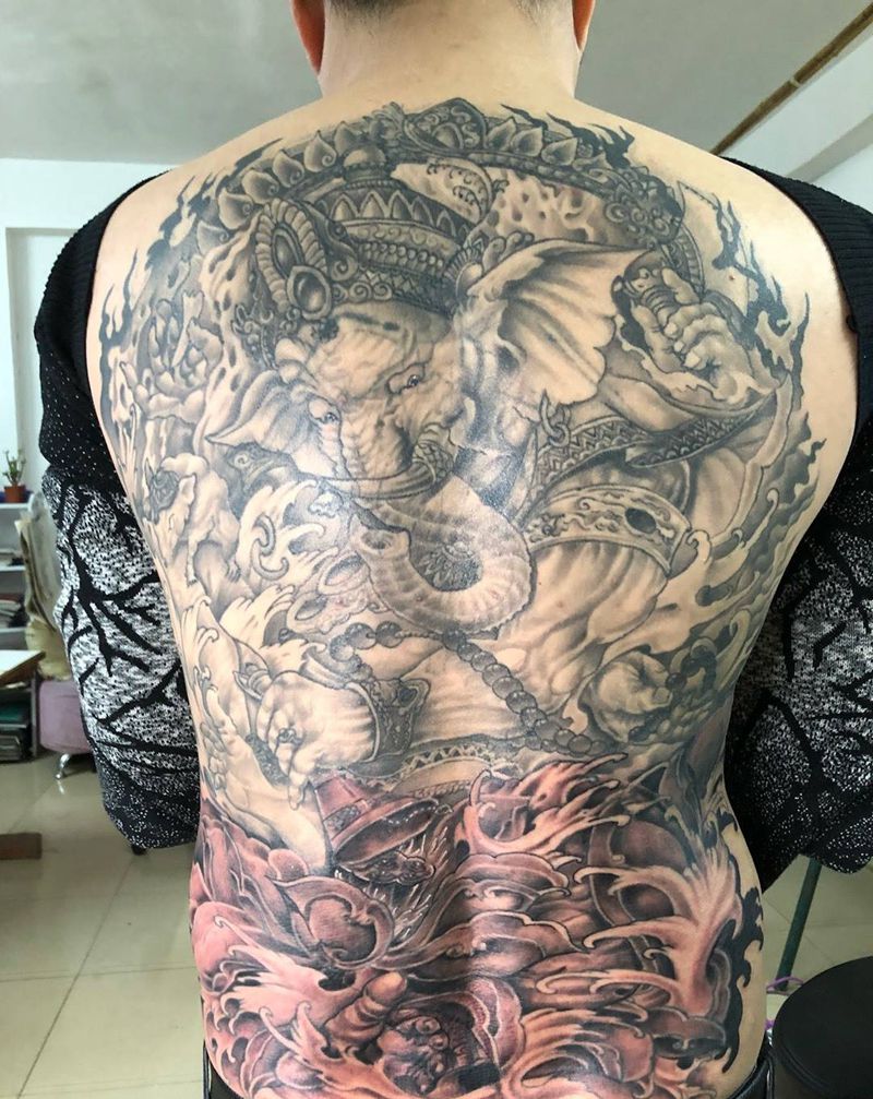 遮盖算完工了纹身图片