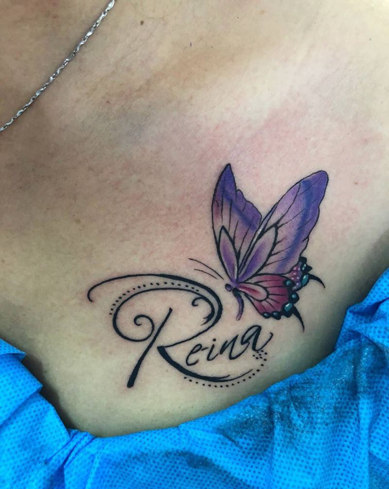 蝴蝶纹身图片
