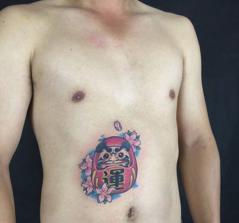 达摩蛋纹身图片