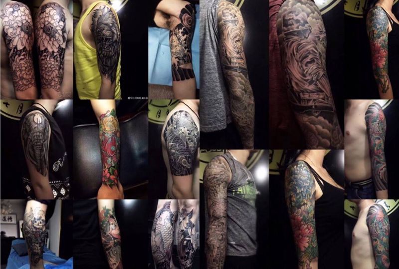 传统风格纹身图片