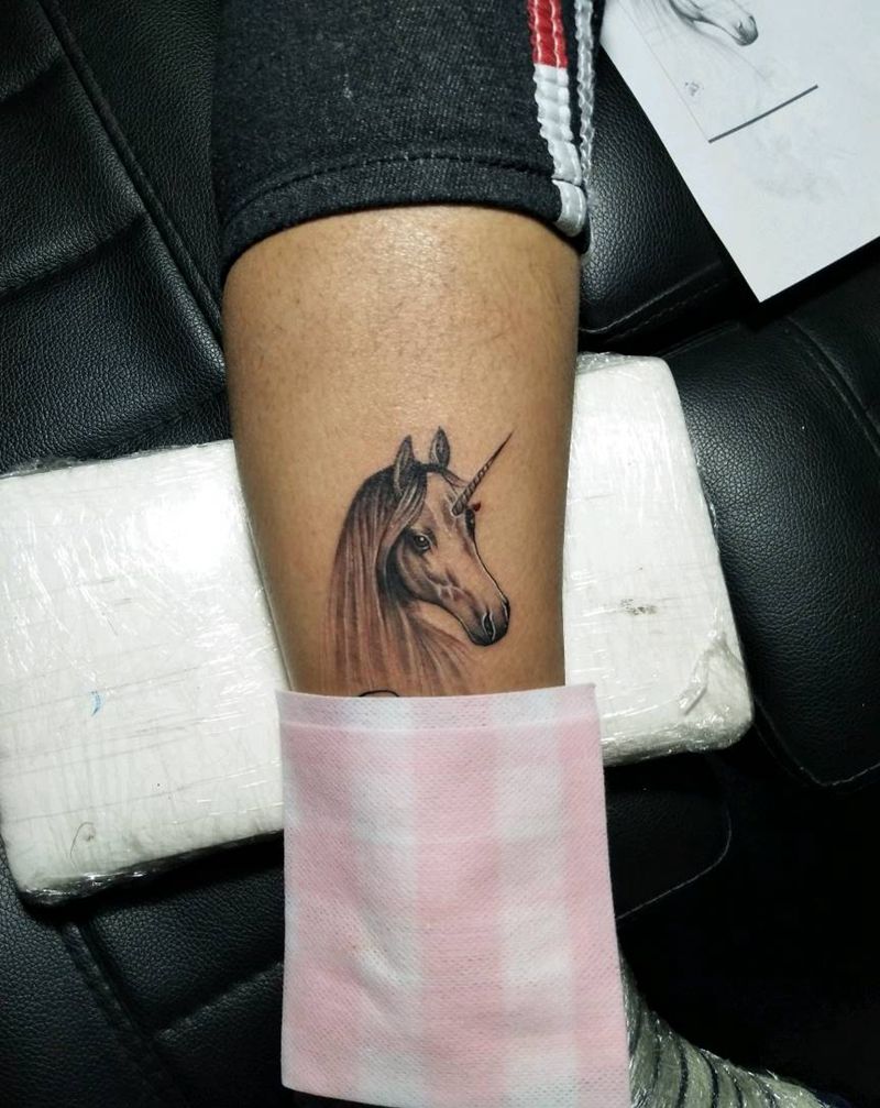 独角兽纹身图片