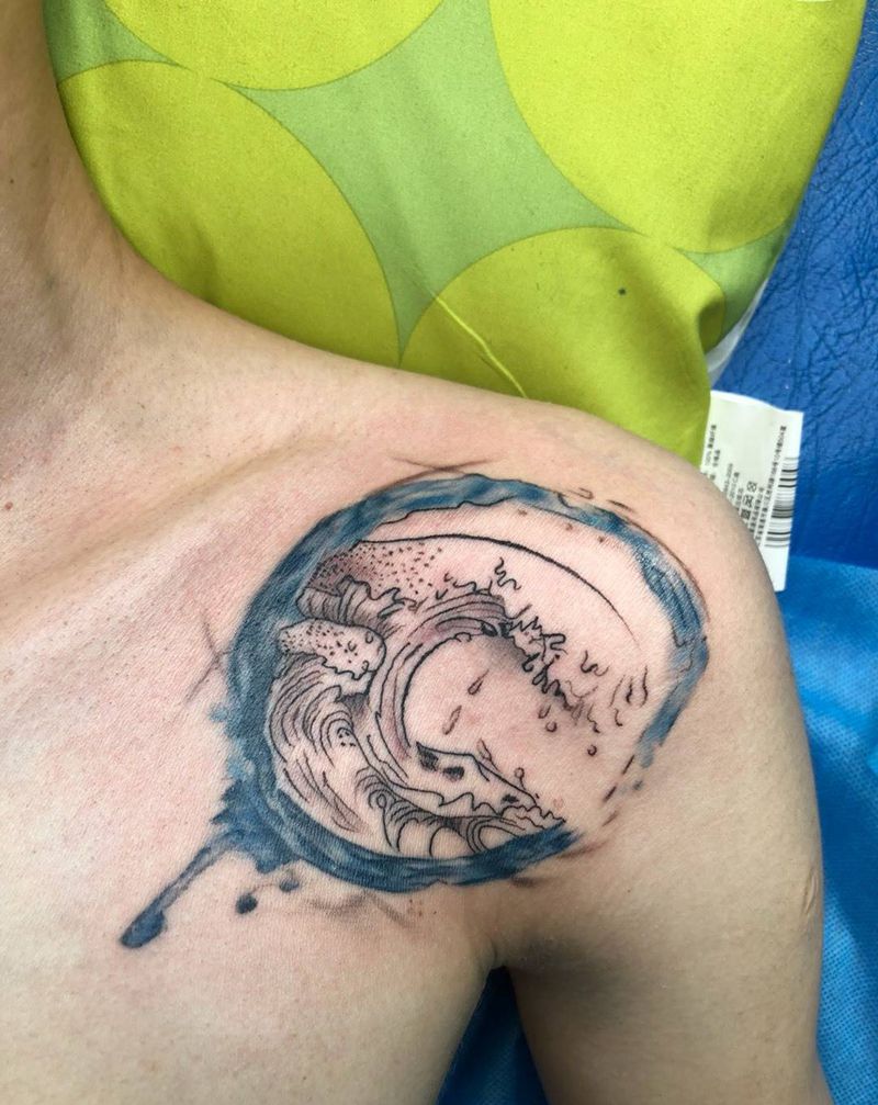 小图，浪浪纹身图片