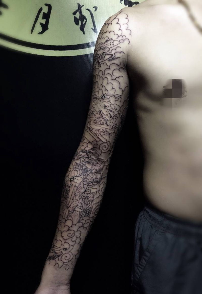 未完作品！纹身图片