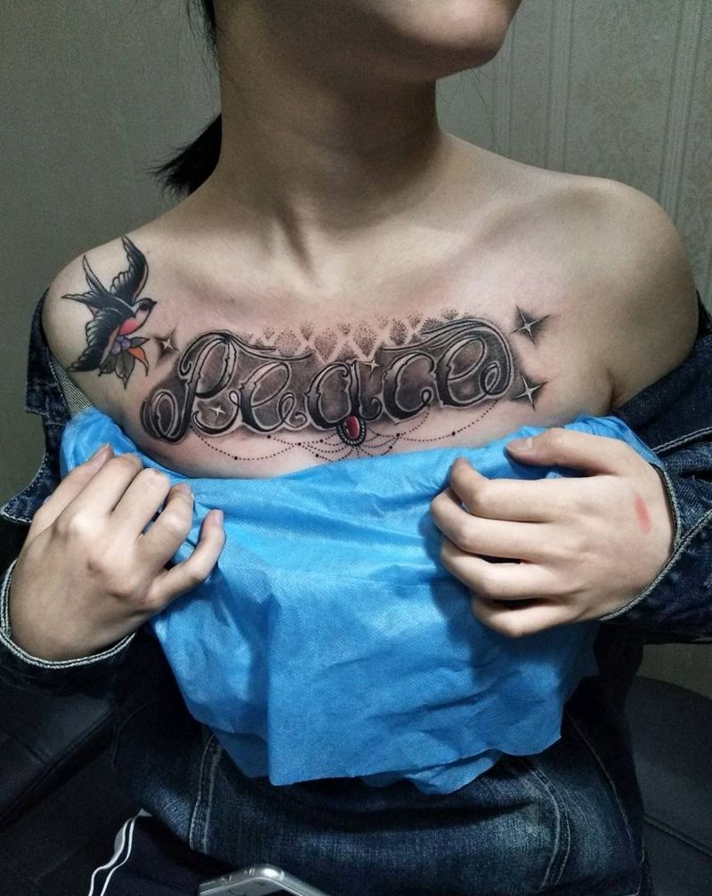 原创花体英文纹身图片