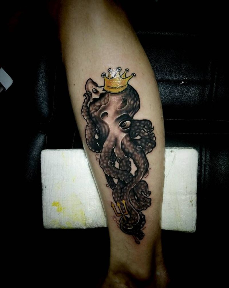章鱼纹身图片