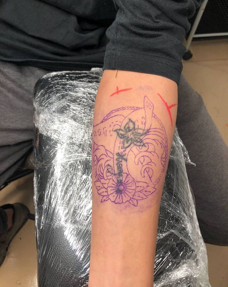 又是遮盖纹身图片